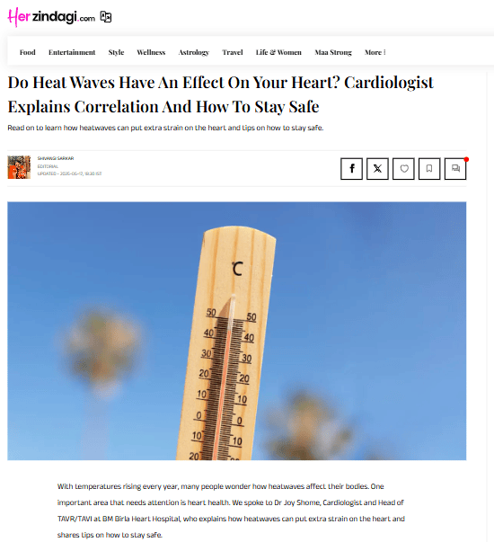 Do Heat Waves Have An Effect On Your Heart? Cardiologist Explains Correlation And How To Stay Safe