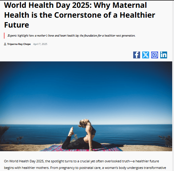 World Health Day 2025: Why Maternal Health is the Cornerstone of a Healthier Future
