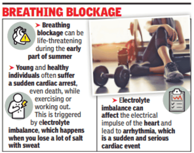 Experts caution young gym-goers about cardiac risks in summer heat
